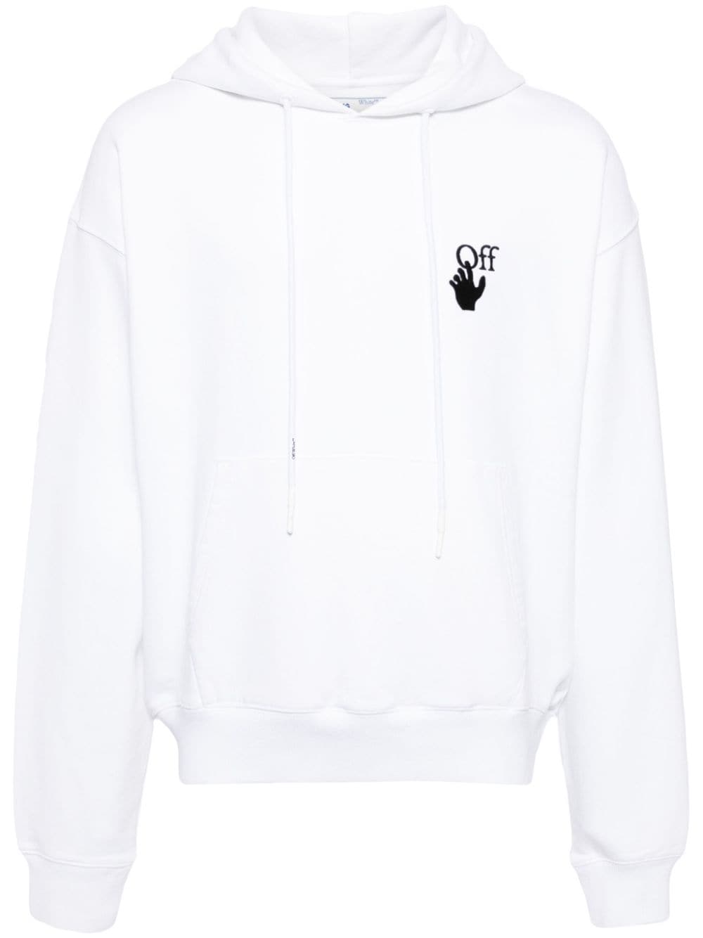 Off-White Hoodie mit grafischem Print - Weiß von Off-White