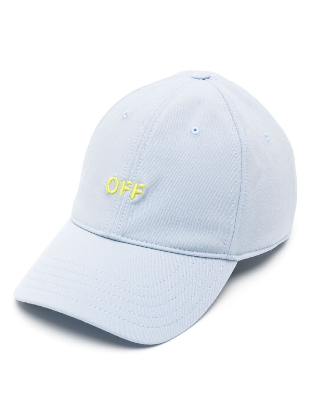 Off-White Baseballkappe mit Logo-Stickerei - Blau von Off-White