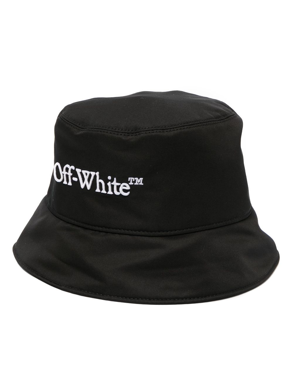 Off-White Fischerhut mit Logo-Stickerei - Schwarz von Off-White