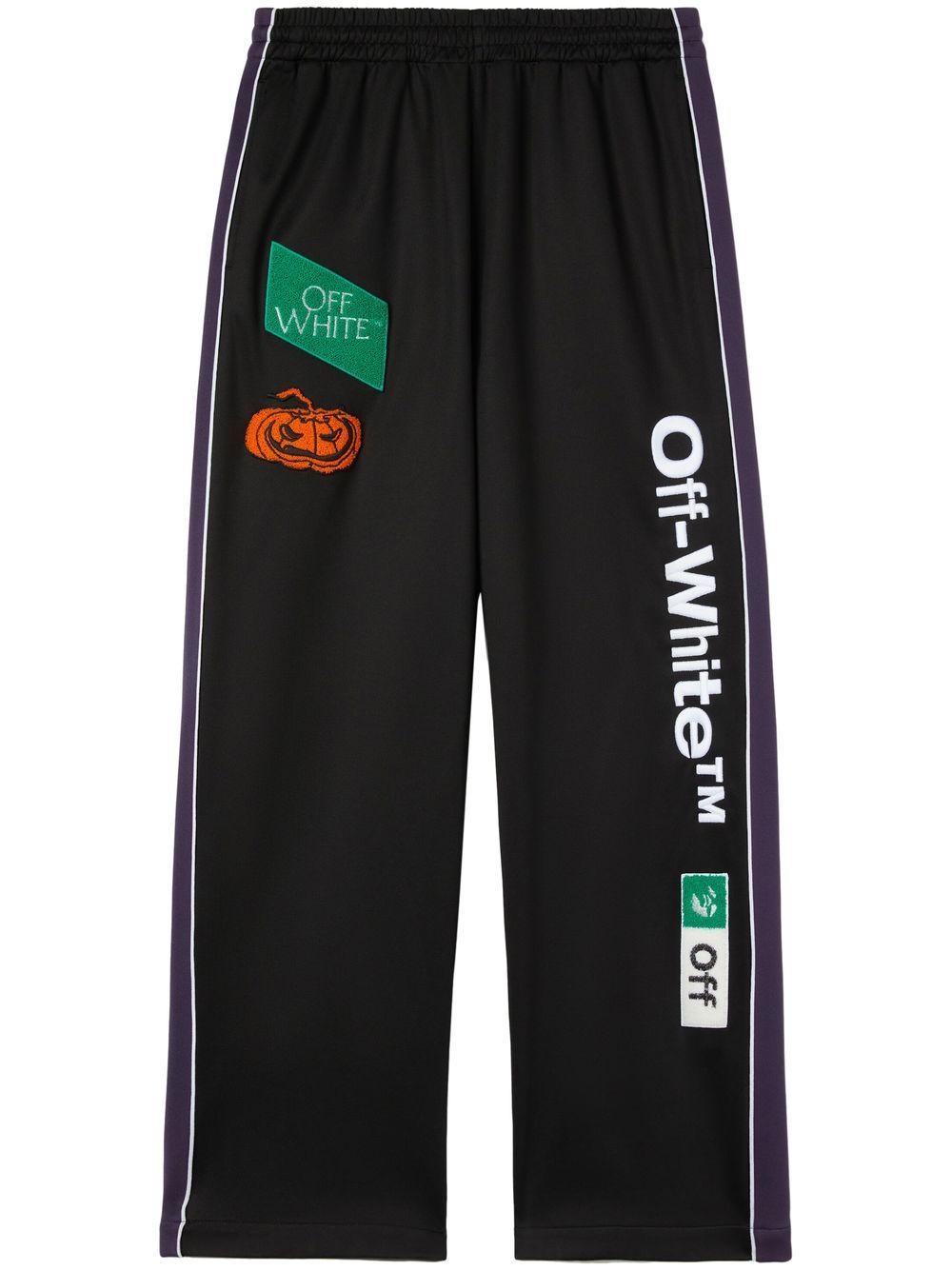 Off-White Jogginghose mit Logo-Patch - Schwarz von Off-White