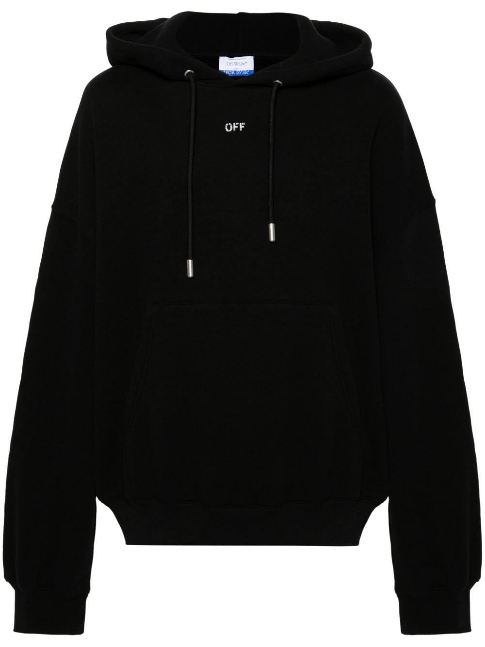 Off-White Hoodie mit Logo-Print - Schwarz von Off-White