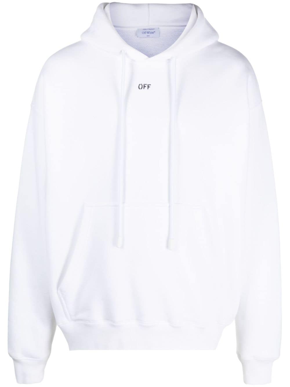 Off-White Hoodie mit Logo-Print - Weiß von Off-White