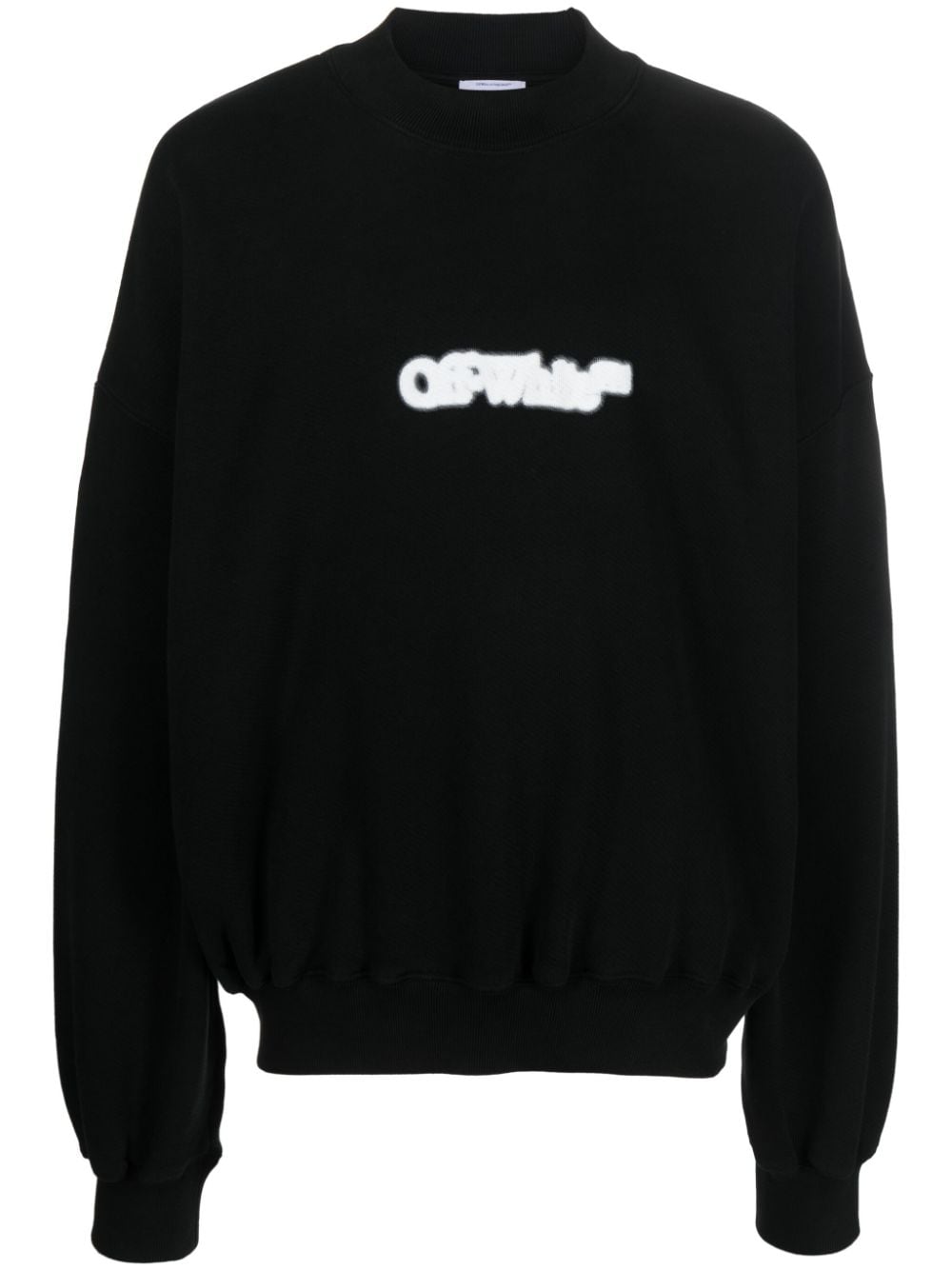 Off-White Sweatshirt mit Logo-Print - Schwarz von Off-White