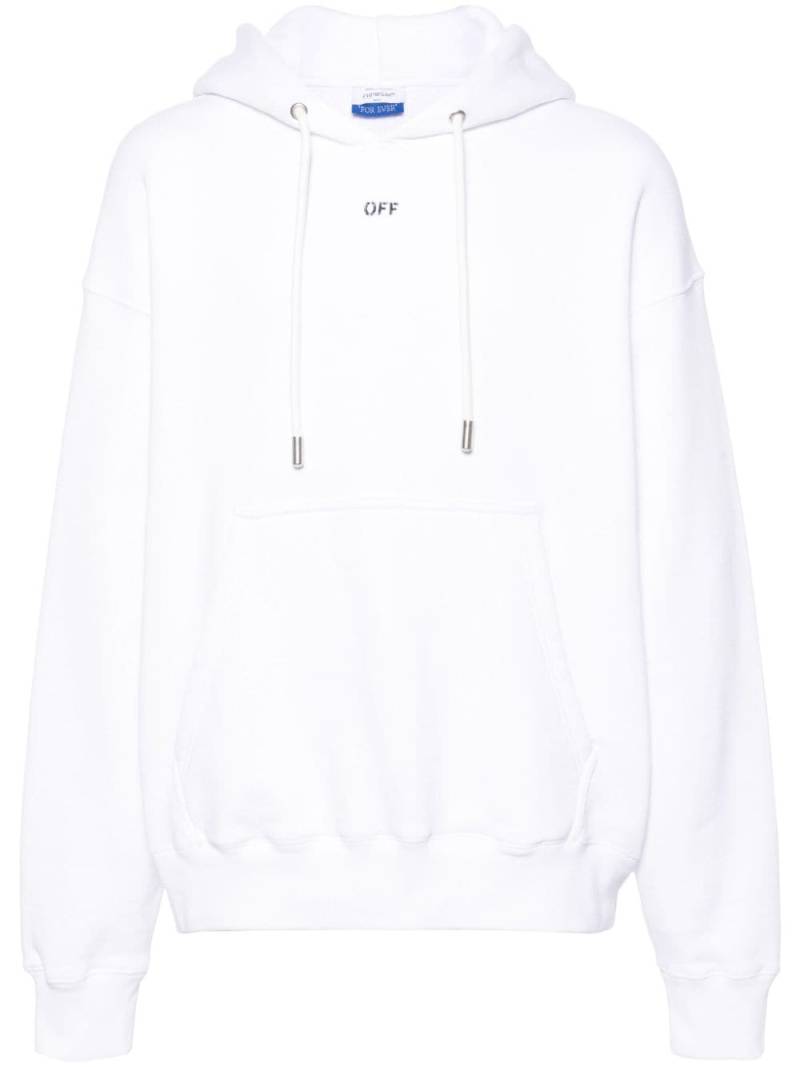 Off-White Sweatshirt mit Logo-Print - Weiß von Off-White