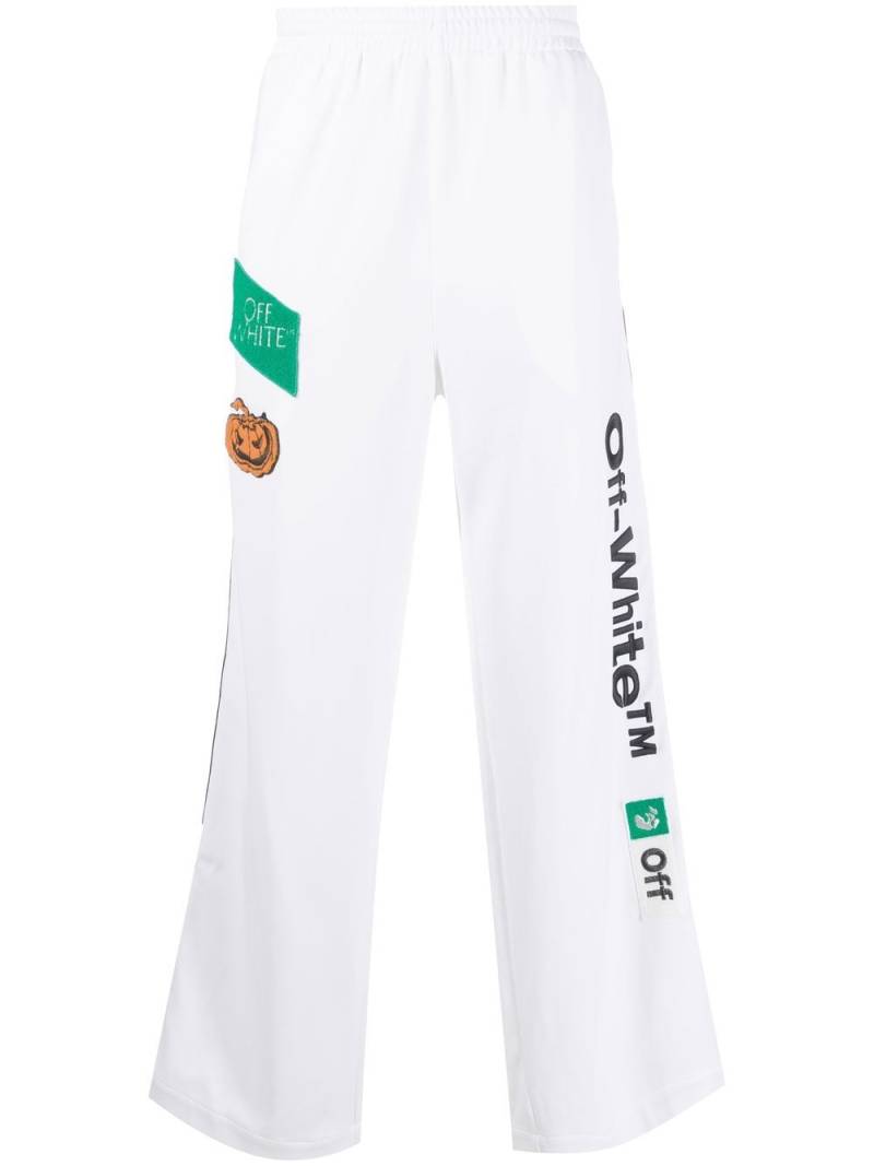 Off-White Jogginghose mit Logo-Print - Weiß von Off-White