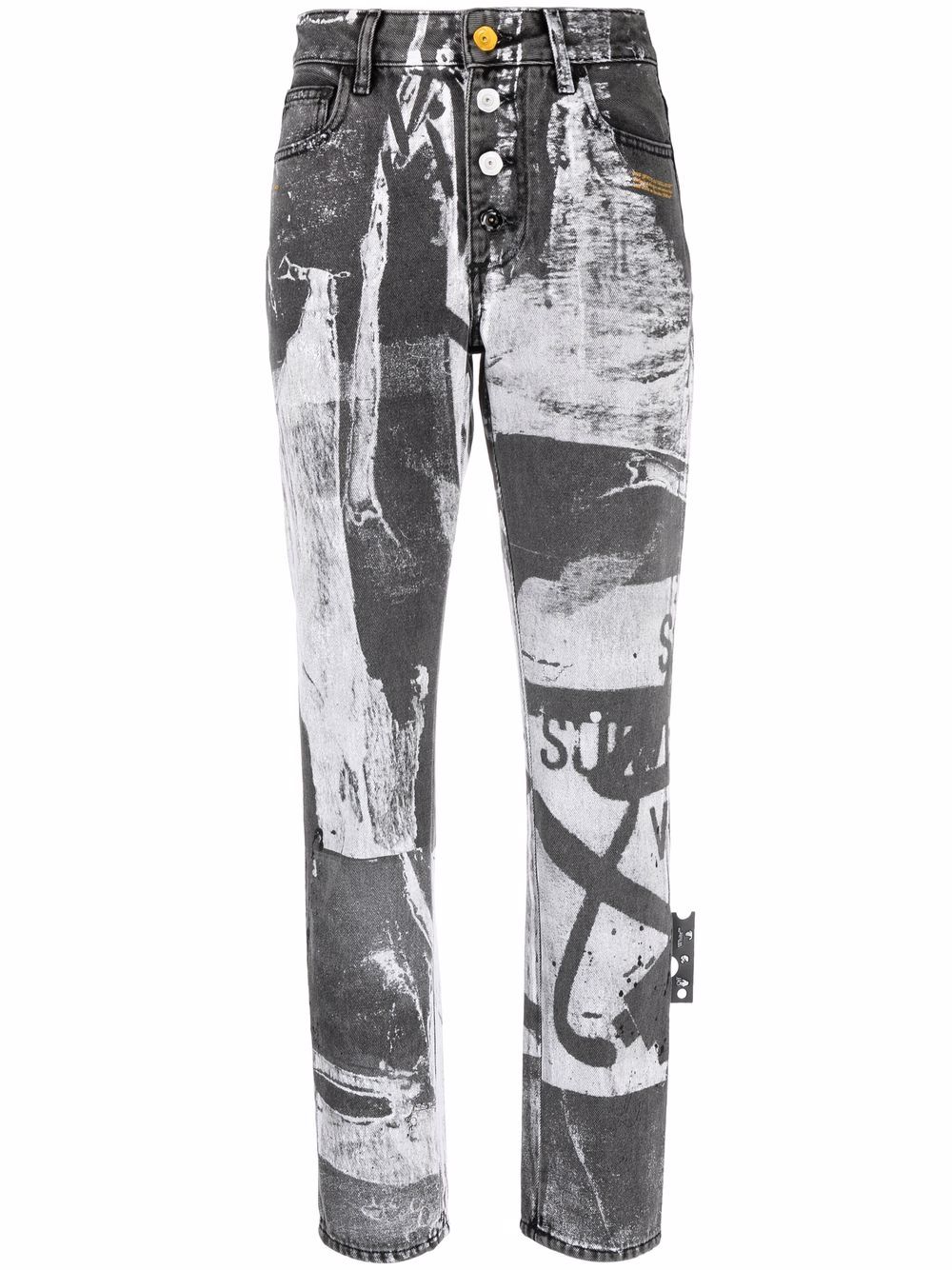 Off-White x Pablo Tomek Hose mit hohem Bund - Schwarz von Off-White