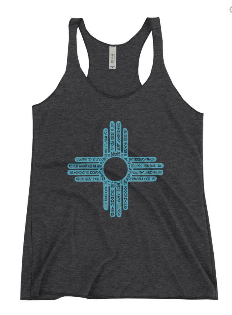 New Mexico Zia Tank Top, Grafik T-Shirt, Damen Nm Tank, Shirt, Flagge Auf Bestellung Gefertigt von OffBeatByEllen