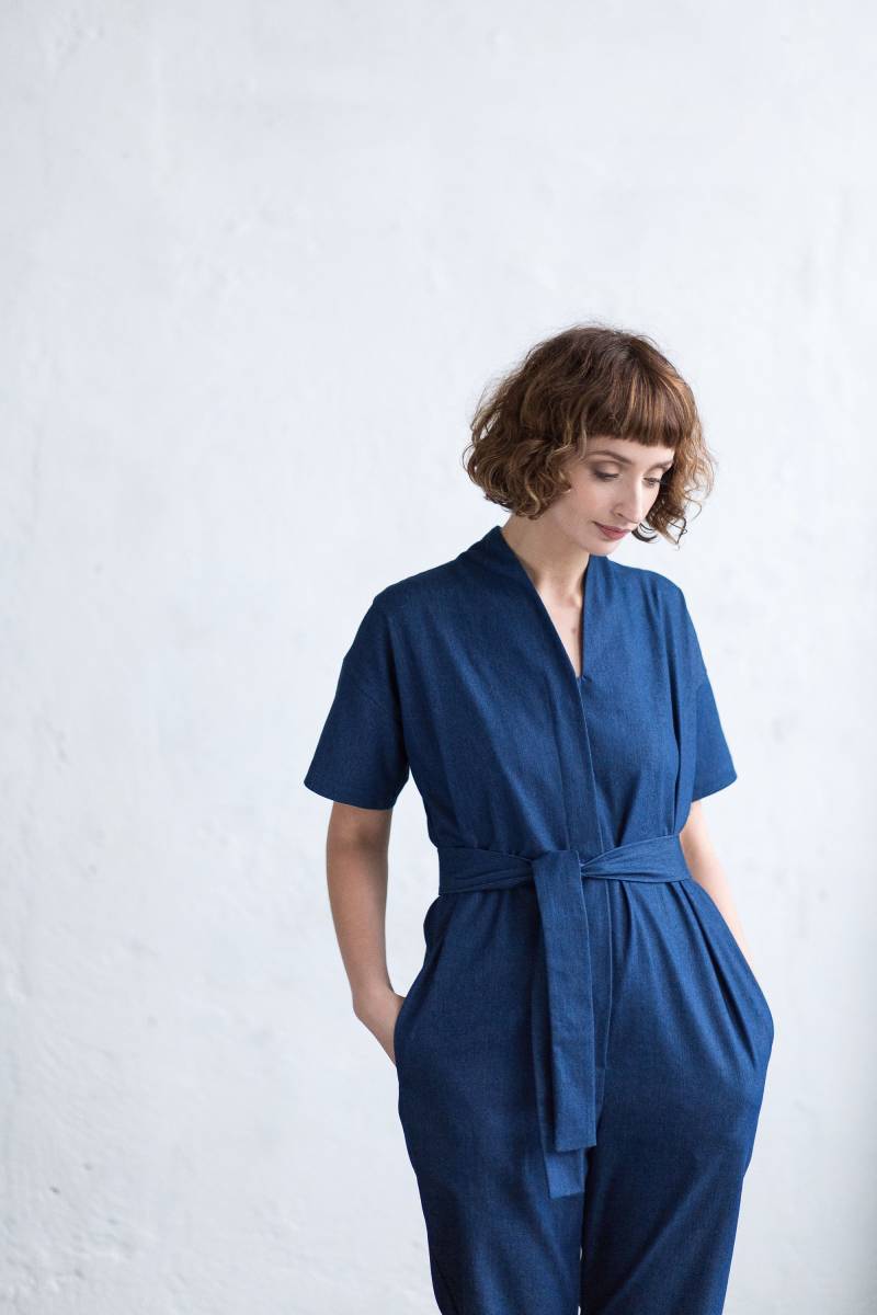 Denim Bindegürtel Overall/Frauen Jeans Offon Kleidung von OffOn