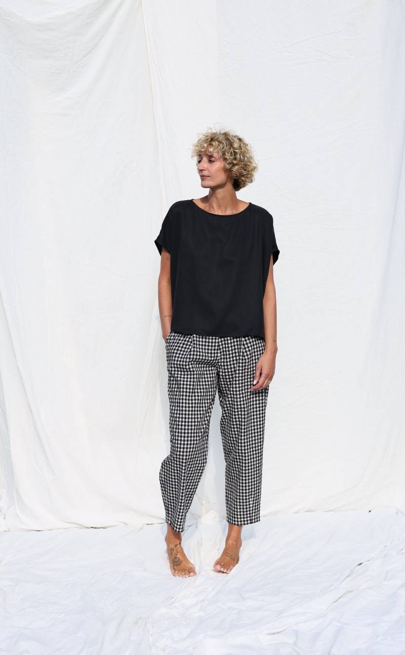 Oversized Kurzarm Crop Top/Auson Kleidung von OffOn