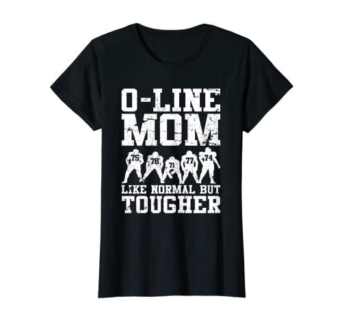 Damen Offensive Line Lustiger Fußballlineman Mom T-Shirt Damen Offensive Line Lustiger Fußballlineman Mom T-Shirt von Offensive Line Mom Football Lineman Gear