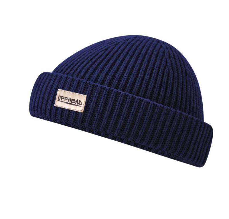 Offhead Strickmütze Fischermütze Beanie Herren Seemannsmütze Kurz von Offhead