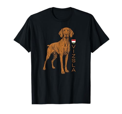 Vizsla Dog Lover - Ungarische Flagge Doggo Vizsla Mama Papa T-Shirt Vizsla Dog Lover - Ungarische Flagge Doggo Vizsla Mama Papa T-Shirt von Official Vizsla Gifts & Gear