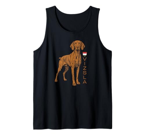 Vizsla Dog Lover - Ungarische Flagge Doggo Vizsla Mama Papa Tank Top Vizsla Dog Lover - Ungarische Flagge Doggo Vizsla Mama Papa Tank Top von Official Vizsla Gifts & Gear