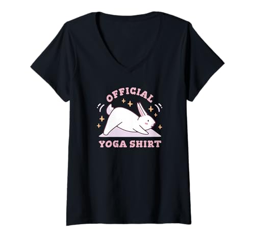 Damen Yoga Funny - Offizielle Yoga T-Shirt mit V-Ausschnitt Damen Yoga Funny - Offizielle Yoga T-Shirt mit V-Ausschnitt von Official Yoga Funny