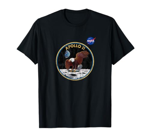 NASA Approved Apollo 11 Mission Patch 50th Retro Vintage T-Shirt NASA Approved Apollo 11 Mission Patch 50th Retro Vintage T-Shirt von Officially Awesome Space Merch by Witty Logic