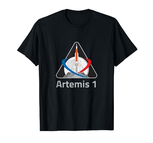 NASA Artemis 1 Patch We Are Going Moon To Mars 2024 Vintage T-Shirt von Officially Awesome Space Merch by Witty Logic