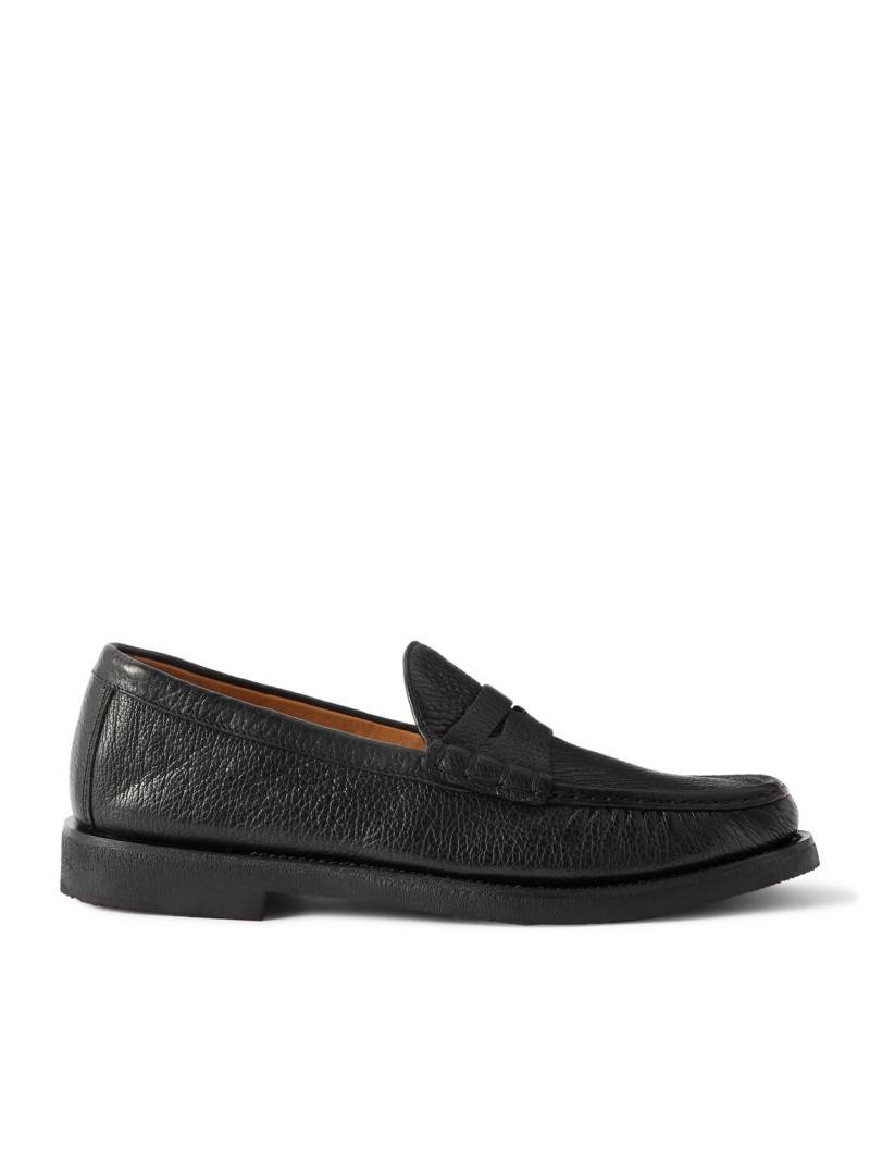 Officine Creative - Balfron Flexi 001 Full-Grain Deerskin Penny Loafers - Men - Black - EU 43 von Officine Creative