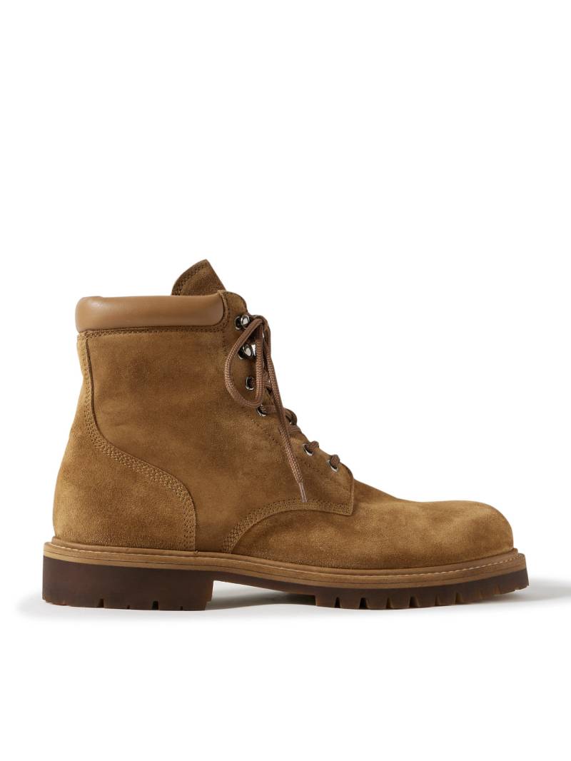 Officine Creative - Boss 002 Leather-Trimmed Suede Boots - Men - Brown - EU 40.5 von Officine Creative