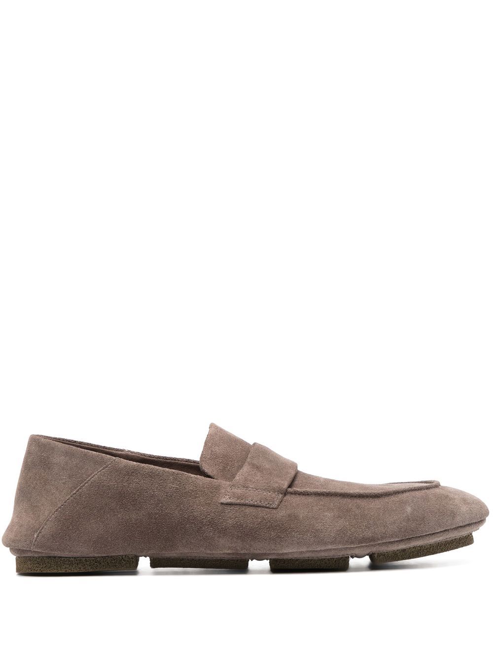 Officine Creative C-Side Loafer aus Wildleder - Grau von Officine Creative