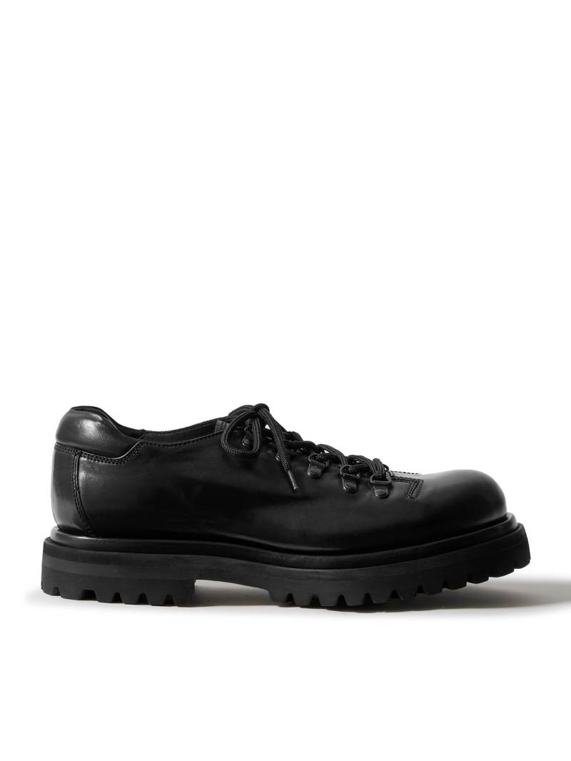 Officine Creative - Eventual DD 105 Airbrushed Leather Derby Shoes - Men - Black - EU 42 von Officine Creative