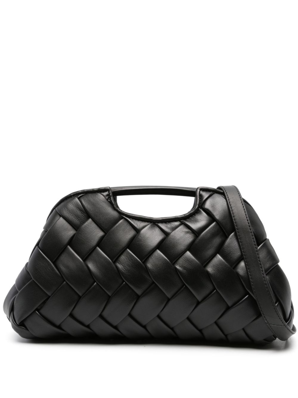 Officine Creative Helen 08 Clutch aus gewebtem Leder - Schwarz von Officine Creative