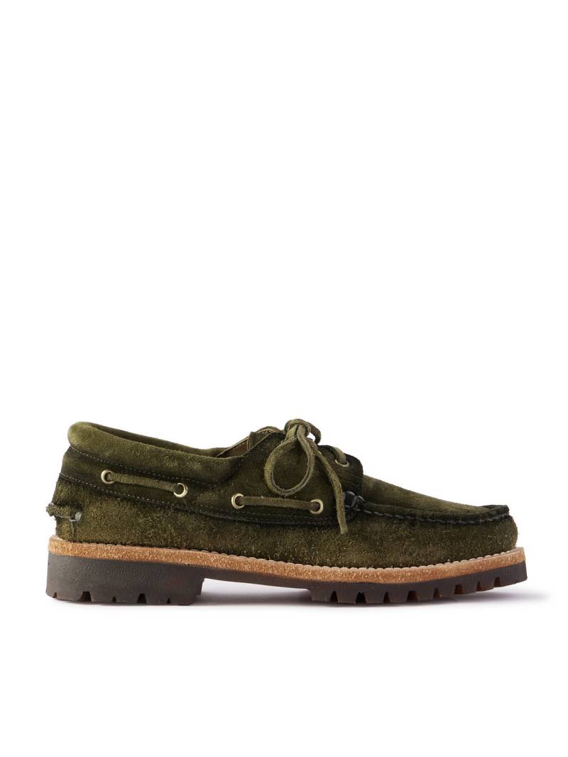 Officine Creative - Heritage Flexi 001 Brushed-Suede Loafers - Men - Green - EU 40.5 von Officine Creative