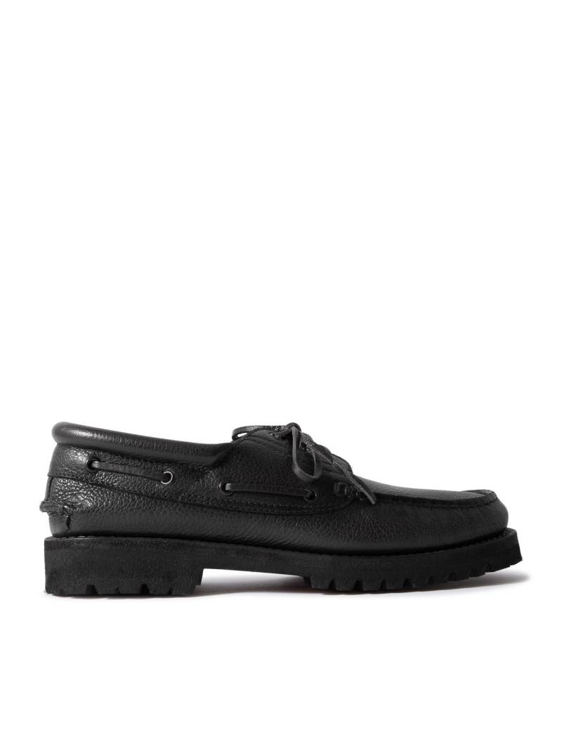 Officine Creative - Heritage Flexi 001 Full-Grain Deerskin Boat Shoes - Men - Black - EU 45.5 von Officine Creative