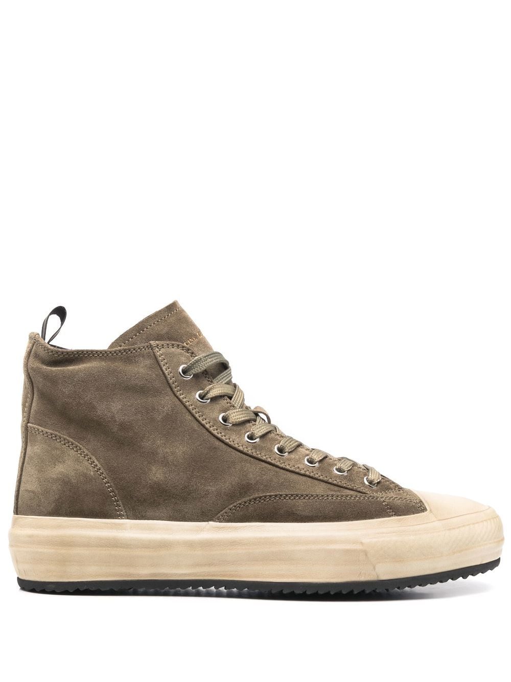 Officine Creative High-Top-Sneakers aus Wildleder - Grün von Officine Creative