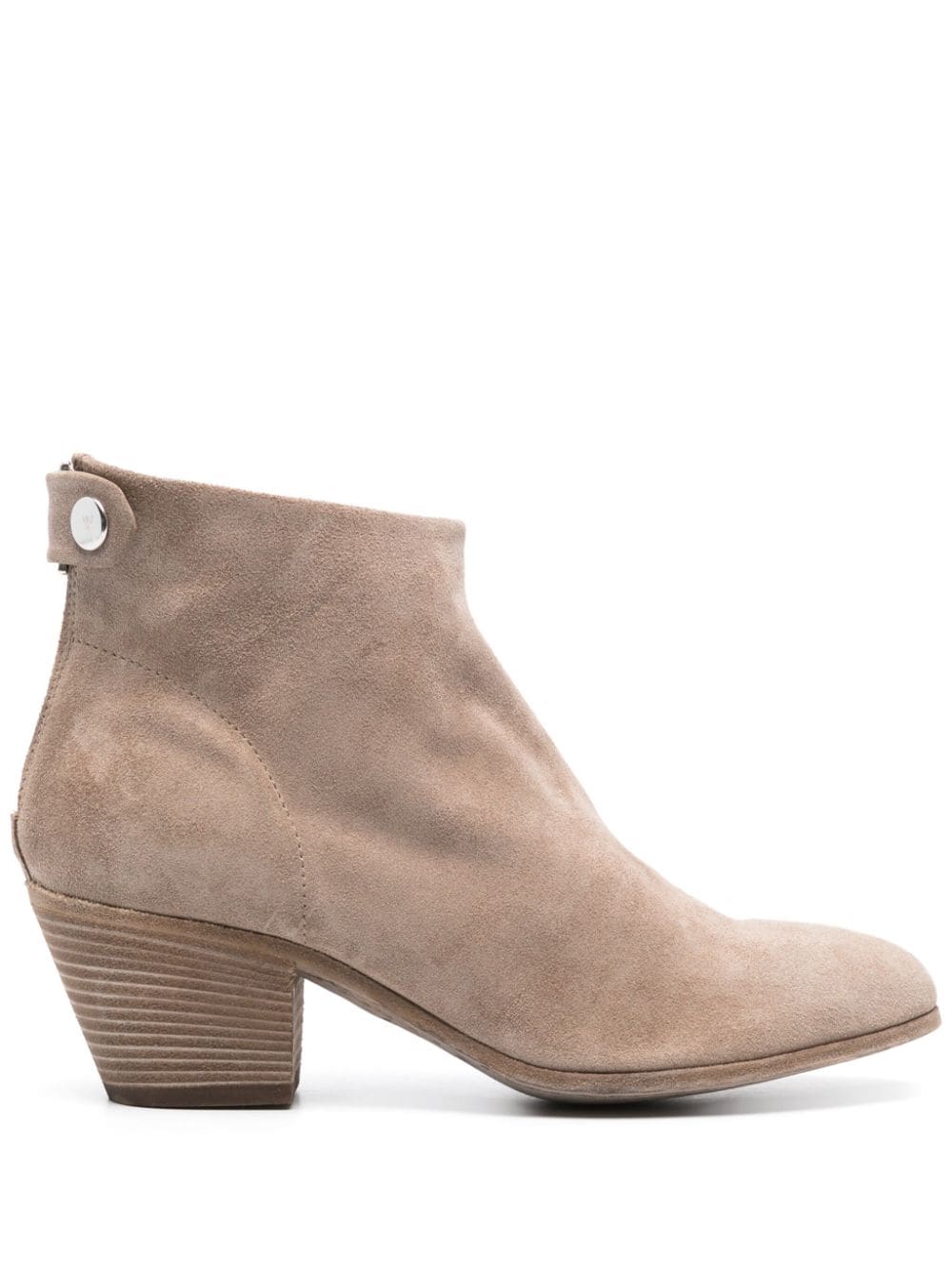 Officine Creative Knöchelhohe Wildlederstiefel - Nude von Officine Creative