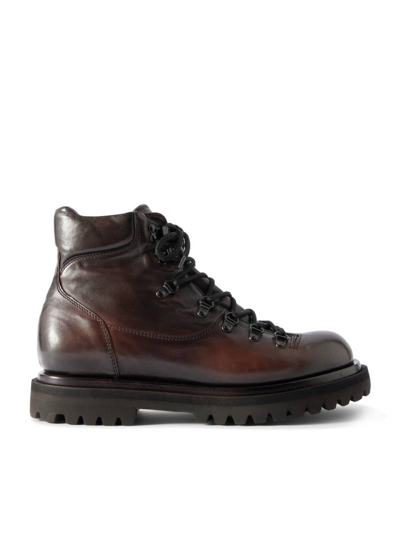 Officine Creative - Leather Boots - Men - Brown - EU 47 von Officine Creative
