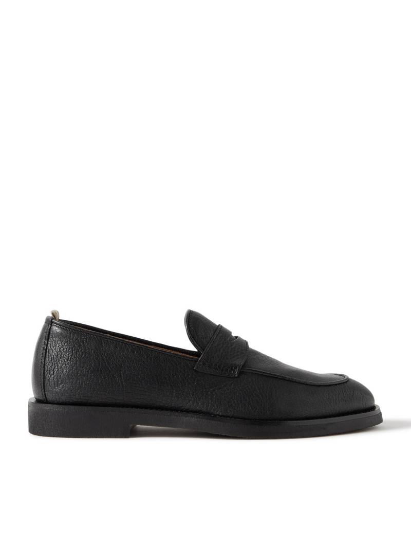 Officine Creative - Opera Flexi 101 Deerskin Penny Loafers - Men - Black - EU 44.5 von Officine Creative