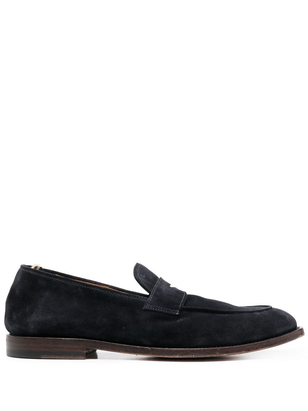 Officine Creative Penny-Loafer aus Wildleder - Blau von Officine Creative