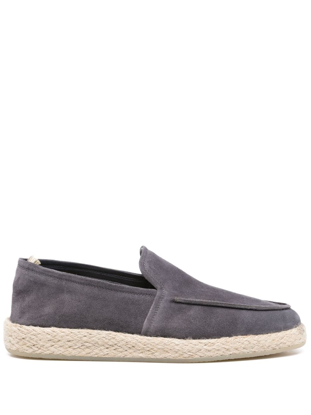 Officine Creative Wildleder-Espadrilles mit Bast - Grau von Officine Creative