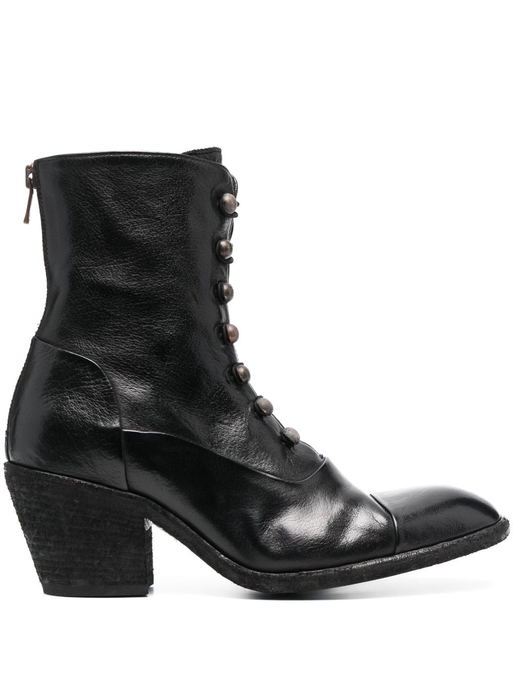 Officine Creative Stiefeletten mit runder Kappe - Schwarz von Officine Creative