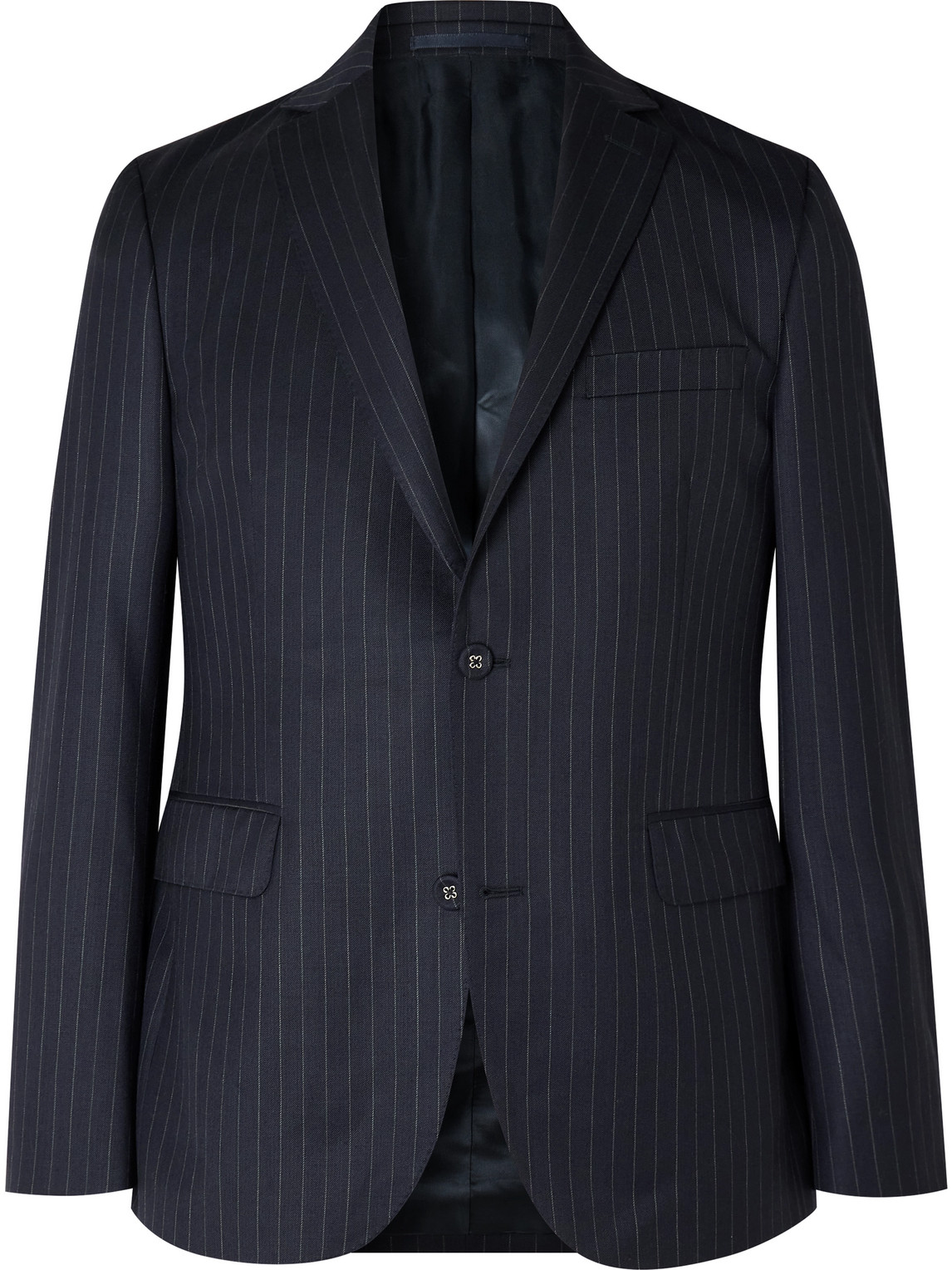 Officine Générale - 375 Pinstriped Wool-Twill Suit Jacket - Men - Blue - IT 48 von Officine Générale
