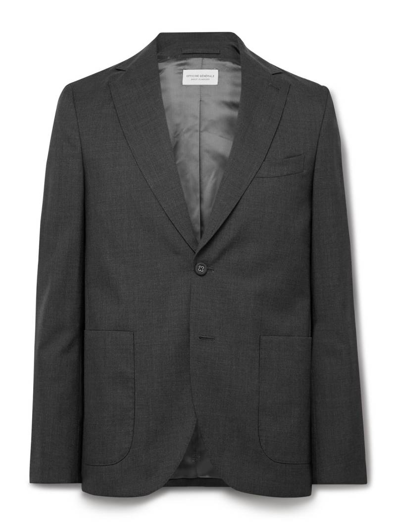 Officine Générale - Arthus Virgin Wool Blazer - Men - Gray - IT 50 von Officine Générale
