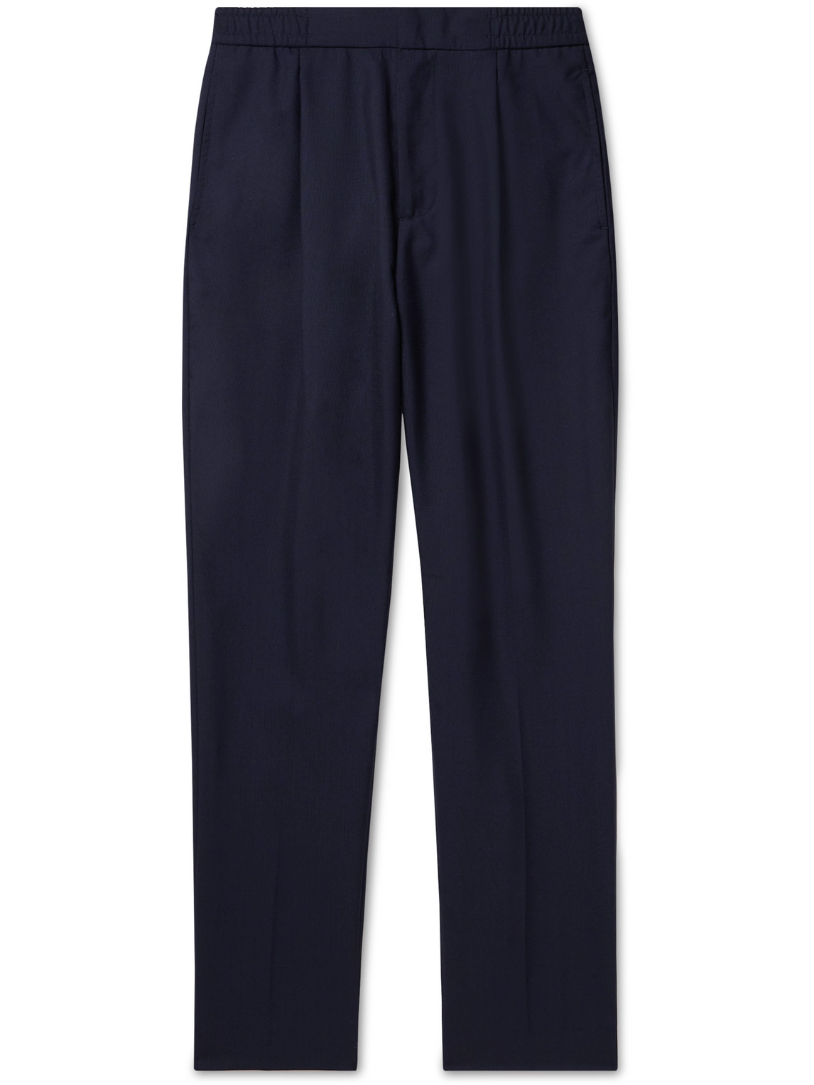 Officine Générale - Drew Tapered Pleated Virgin Wool Trousers - Men - Blue - IT 44 von Officine Générale