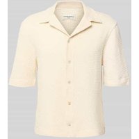 Officine Générale Freizeithemd mit Knopfleiste in Offwhite, Größe XXL von Officine Générale