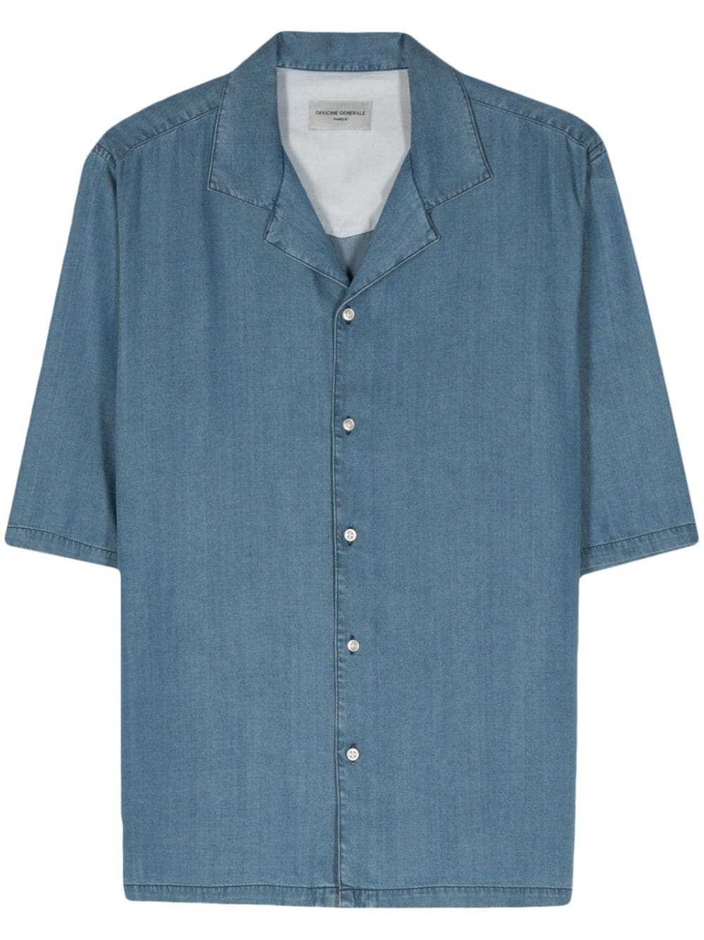 Officine Generale Hemd aus Chambray - Blau von Officine Generale