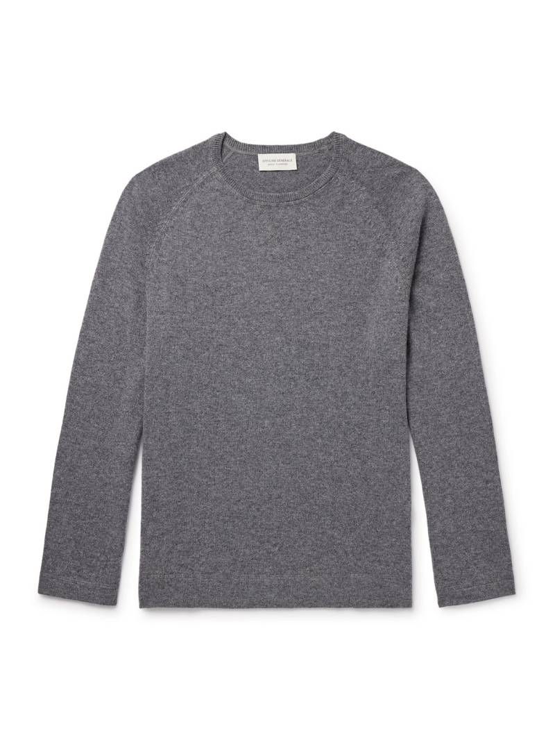 Officine Générale - Nate Cashmere Sweater - Men - Gray - L von Officine Générale