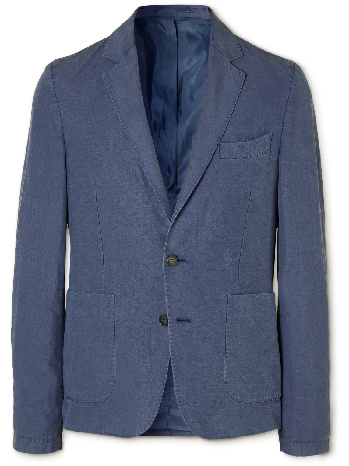 Officine Générale - Nehemiah Garment-Dyed Lyocell-Blend Suit Jacket - Men - Blue - IT 54 von Officine Générale