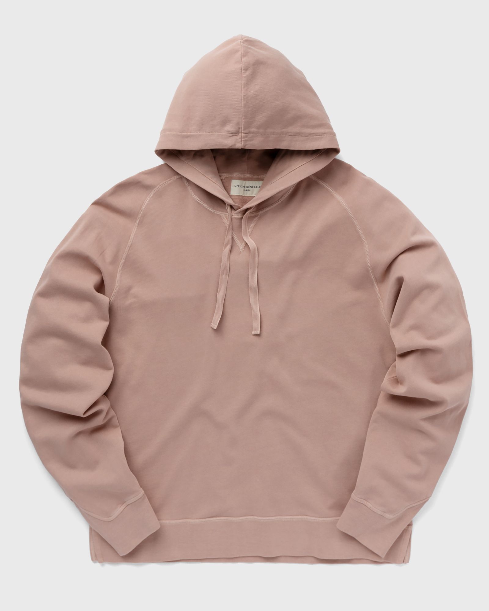 Officine Générale ODIN HOODIE PGMT DYE CO FLEECE men Hoodies pink in Größe:S von Officine Générale