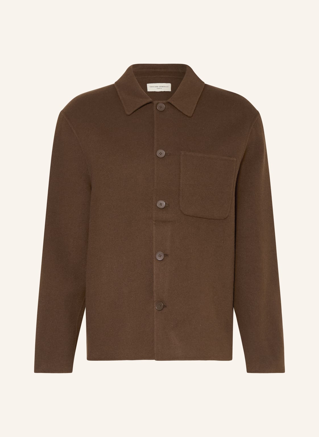 Officine Générale Overjacket Hamilton braun von Officine Générale