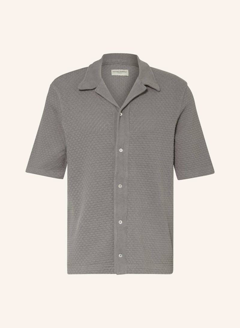 Officine Générale Strickhemd Kai Regular Fit grau von Officine Générale