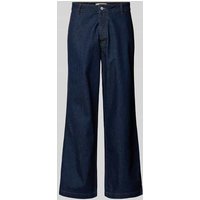 Officine Générale Wide Fit Jeans aus reiner Baumwolle in Dunkelblau, Größe 32 von Officine Générale