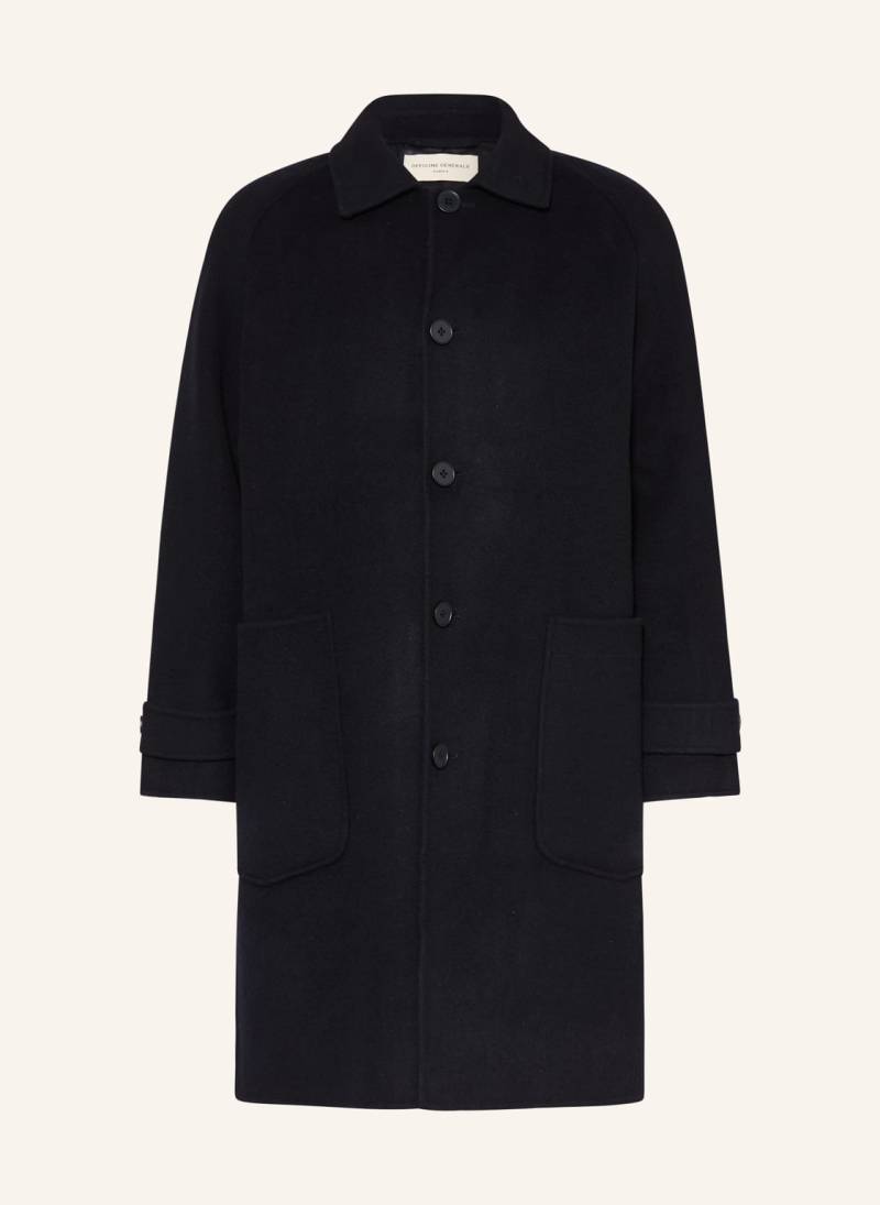 Officine Générale Wollmantel Bryce blau von Officine Générale