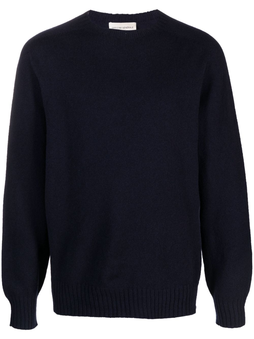 Officine Generale Pullover mit Rundhalsausschnitt - Blau von Officine Generale