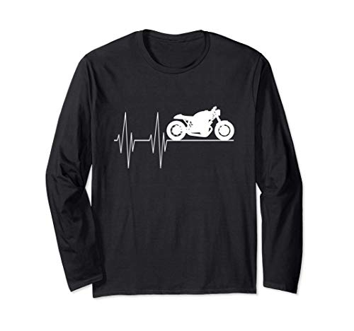 Motorrad Herzschlag Männer & Herren Tuning Garage Langarmshirt von Offizielle Motorrad Bekleidung