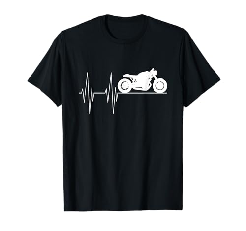 Motorrad Herzschlag Männer & Herren Tuning Garage T-Shirt von Offizielle Motorrad Bekleidung