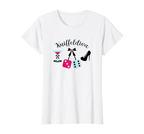 Kniffel Diva - Cooles Girl Power Outfit Für Würfel Frauen T-Shirt von Offizieller Kniffel Fan Merch